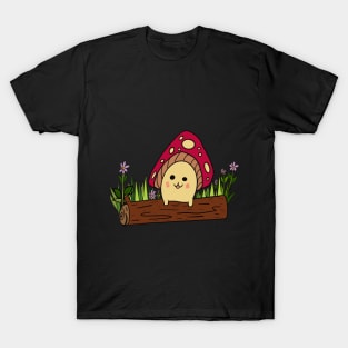 Just a Shroom on a log T-Shirt